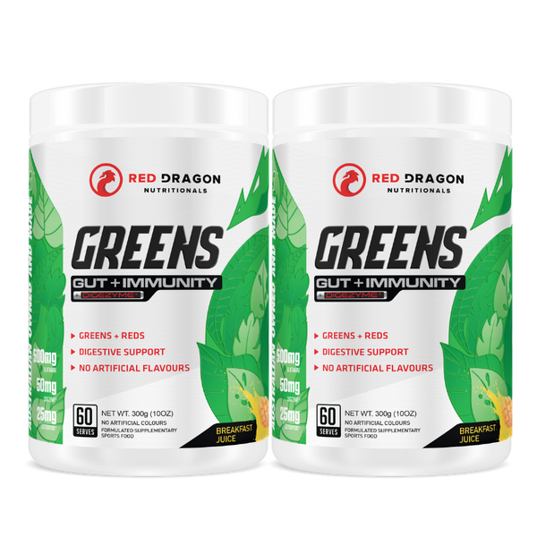 RED DRAGON NUTRITIONALS GREENS 60 Serve Twin Pack