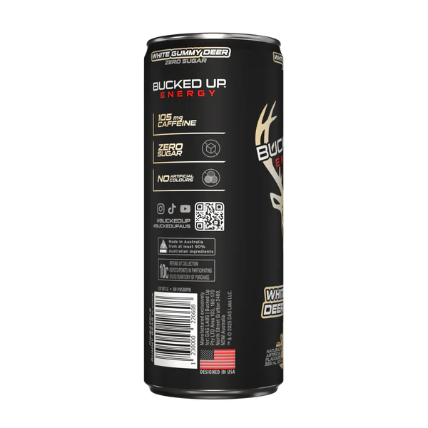 BUCKED UP ENERGY CAN