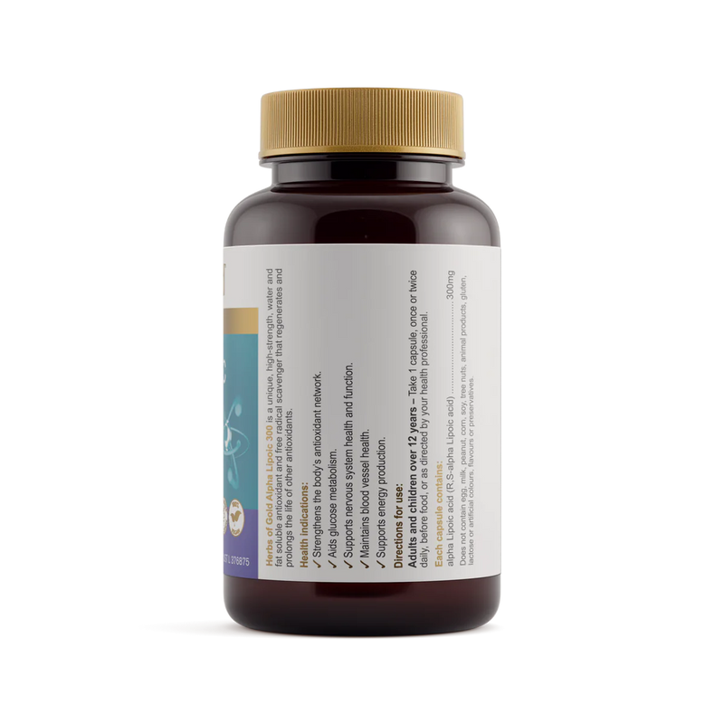 HERBS OF GOLD ALPHA LIPOIC 300