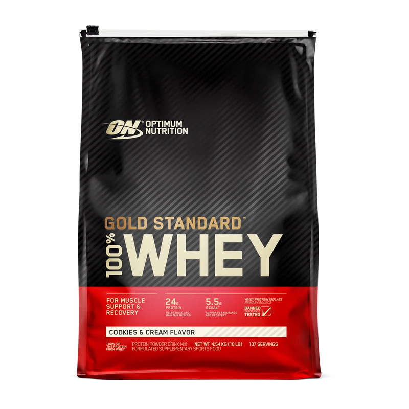 OPTIMUM NUTRITION 100% GOLD STANDARD WHEY 4.55KG (EXP 01/26)