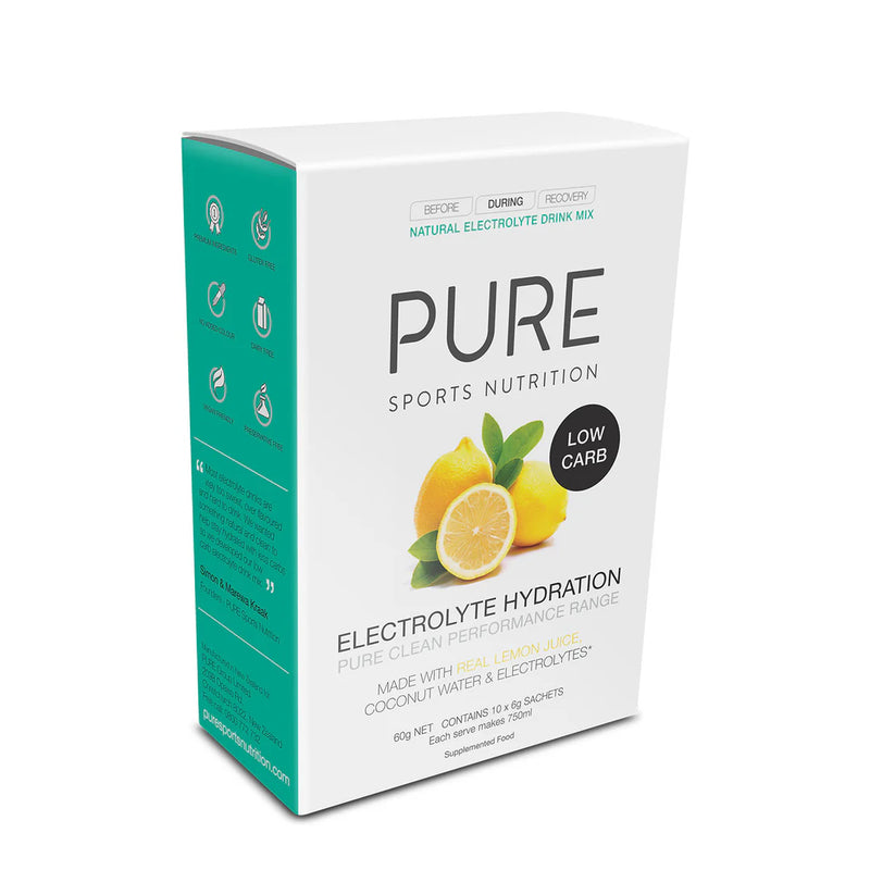 PURE ELECTROLYTE HYDRATION LOW CARB SACHETS