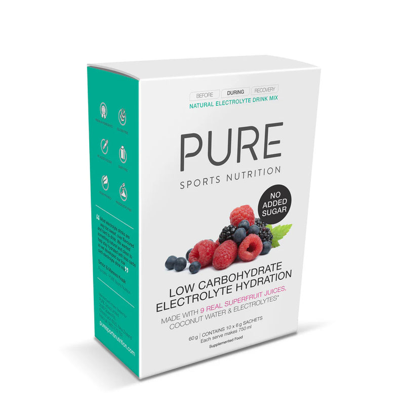 PURE ELECTROLYTE HYDRATION LOW CARB SACHETS