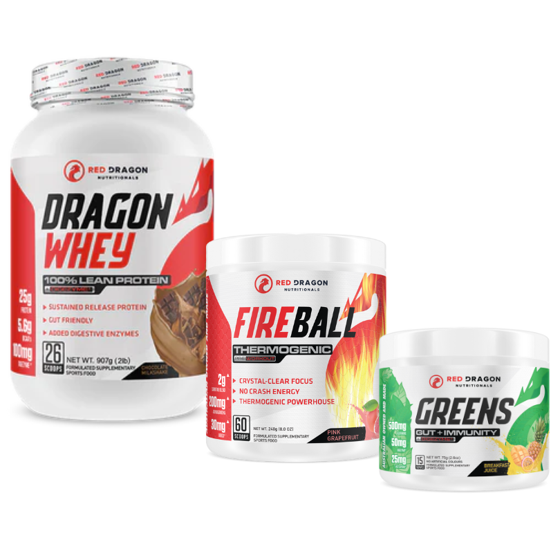 DRAGON WHEY + FIREBALL PINK GRAPEFRUIT + GREENS – Team Flex