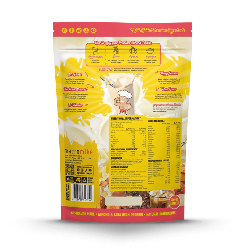MACRO MIKE ALMOND PROTEIN SAMPLE PACK