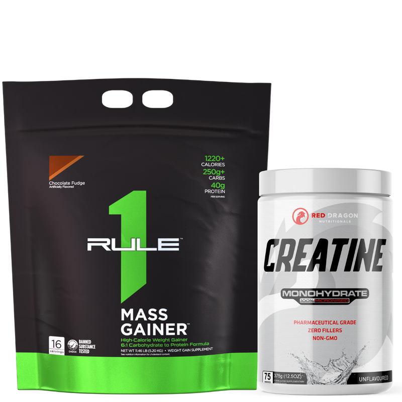 RULE1 MASS GAINER + CREATINE BUNDLE