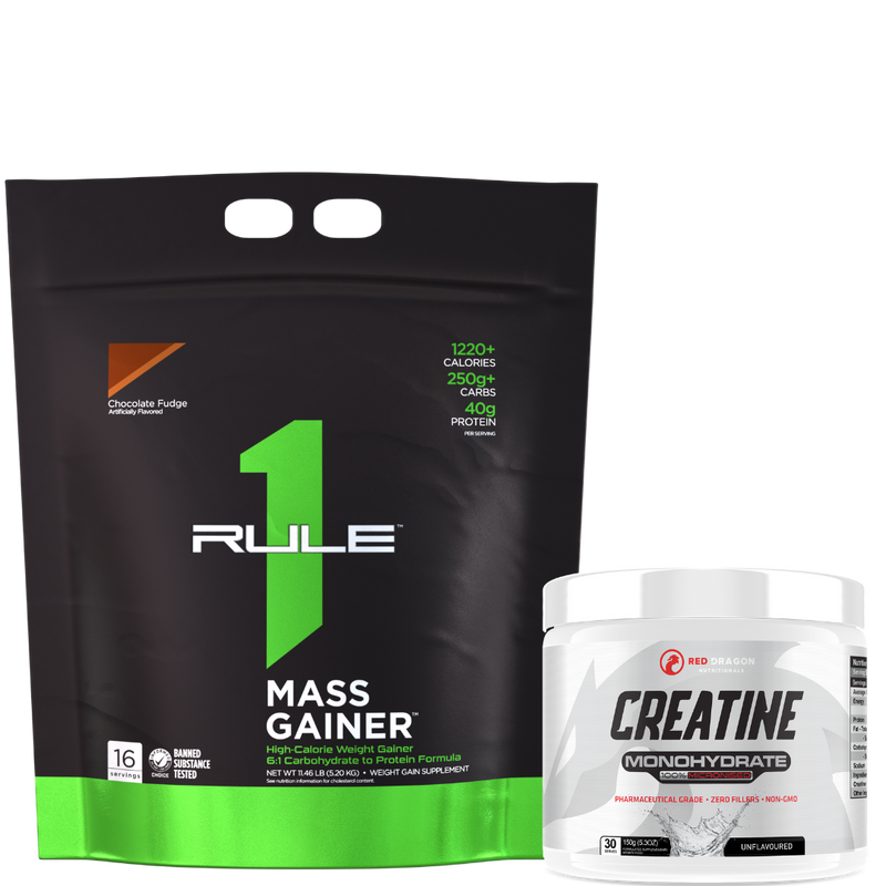 RULE1 MASS GAINER + CREATINE BUNDLE