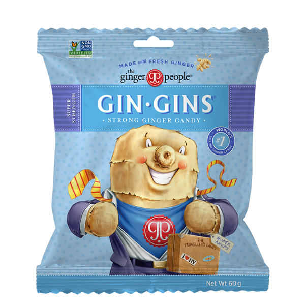 GIN GINS SUPER STRENGTH GINGER CANDY