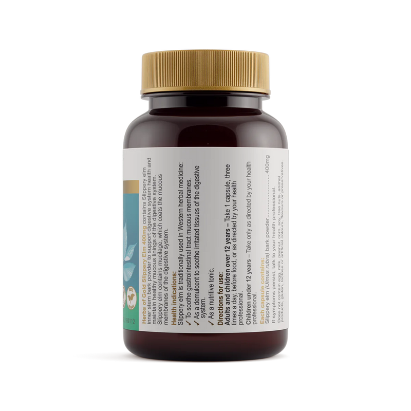 HERBS OF GOLD SLIPPERY ELM 400MG