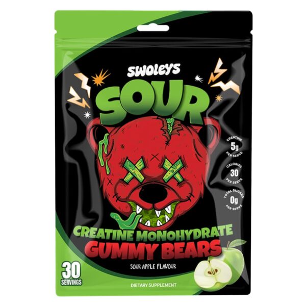 SWOLEYS SOUR CREATINE GUMMY BEARS