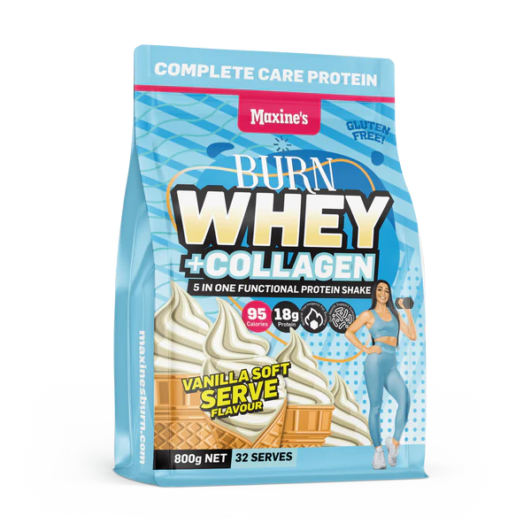 MAXINES BURN WHEY + COLLAGEN PROTEIN (EXP 04/27)
