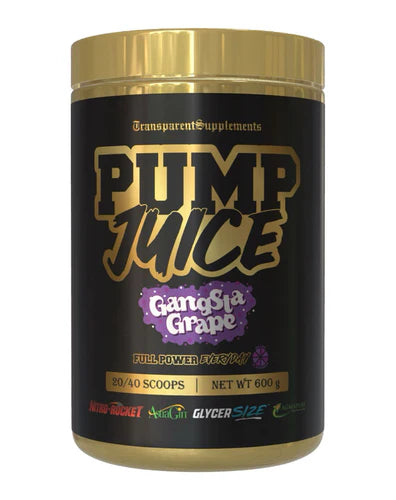 TRANSPARENT SUPPLEMENTS PUMP JUICE