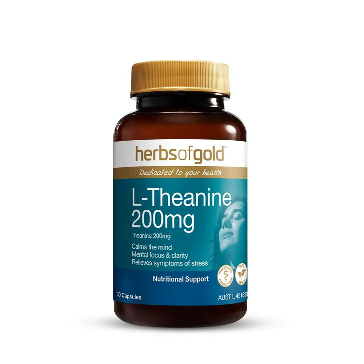 HERBS OF GOLD L-THEANINE 200MG