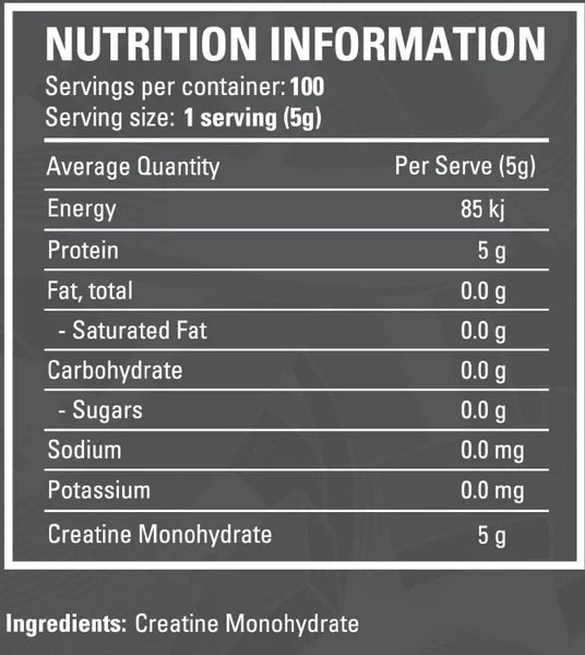 LEGIT SUPPS CREATINE MONOHYDRATE