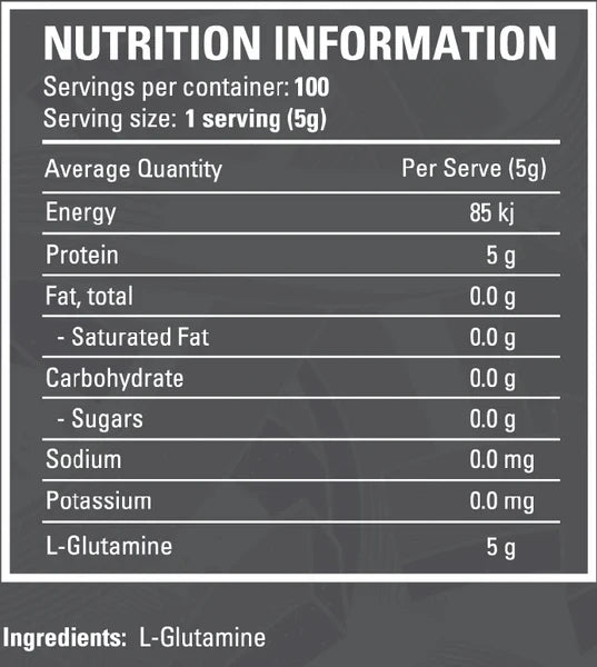 LEGIT SUPPS L-GLUTAMINE