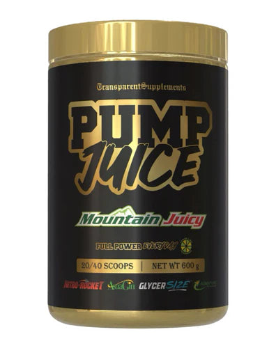 TRANSPARENT SUPPLEMENTS PUMP JUICE