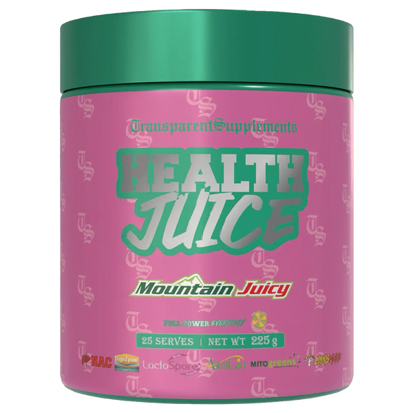 TRANSPARENT SUPPLEMENTS HEALTH JUICE