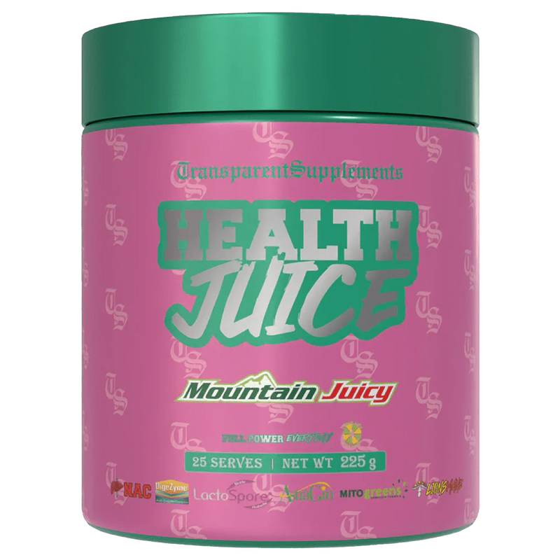 TRANSPARENT SUPPLEMENTS HEALTH JUICE