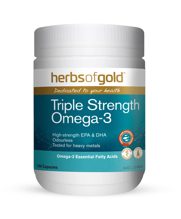 HERBS OF GOLD TRIPLE STRENGTH OMEGA-3